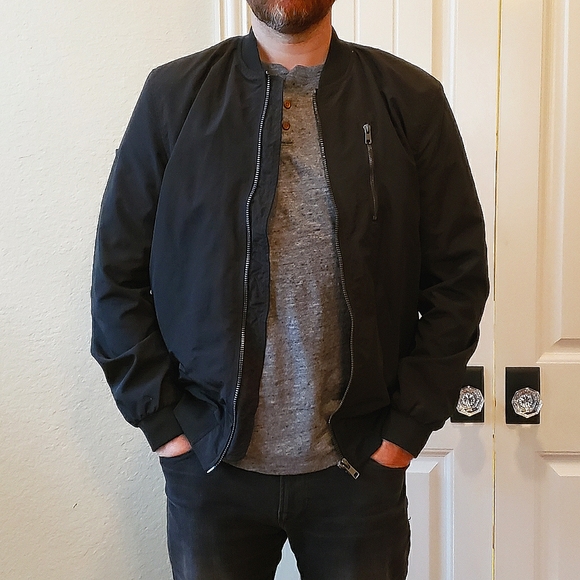 H&M Nylon Windbreaker Jacket - Picture 1 of 7